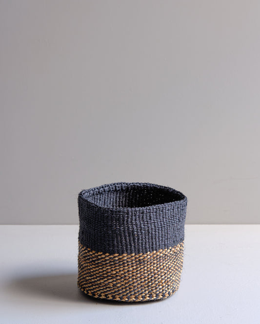 Makaa: Small Blue Sisal Basket